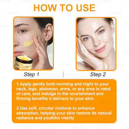 PUROSA® Bee Venom Multi-Action Cream 🐝🔥 LAST DAY — 80% OFF!A powerful anti-aging solution that targets:Deep wrinkles\Fine lines\Sagging skin\Uneven tone\Dryness