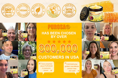 PUROSA® Bee Venom Multi-Action Cream 🐝🔥 LAST DAY — 80% OFF!A powerful anti-aging solution that targets:Deep wrinkles\Fine lines\Sagging skin\Uneven tone\Dryness