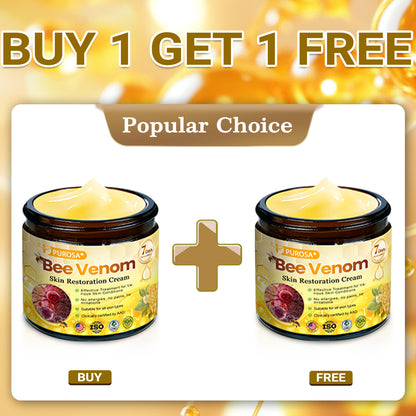 PUROSA® Bee Venom Multi-Action Cream 🐝🔥 LAST DAY — 80% OFF!A powerful anti-aging solution that targets:Deep wrinkles\Fine lines\Sagging skin\Uneven tone\Dryness